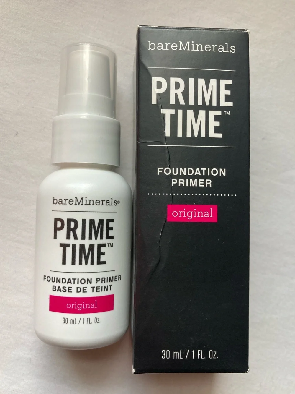 bareMinerals Prime Time Foundation Primer / Full size 1 oz.